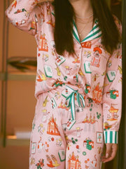 Luxury Mahjong Queen Pajama Set