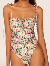 Ruffle High-Waist Floral Bikini Set