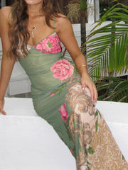 Resort Slim Printed Slip Dress