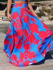 Fashion Print Swing Skirt Set