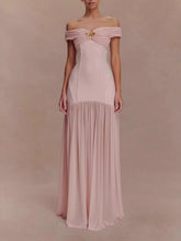 Elegant Floral-Embellished Strapless Bodycon Maxi Dress