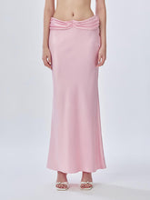 Satin Fishtail Skirt