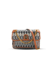 G-Jacquard Fabric Mini Crossbody Box Bag