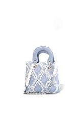 Summer New Denim Flap Shoulder & Top Handle Bag