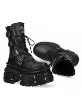 retro platform men's and women's cool heavy metal motorcycle style Spanish trend punk knight Boots
