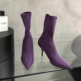 Autumn High Heel Ankle Boots