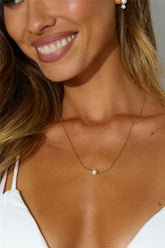 18k Gold Plated Luxe Pearl Necklace Gold