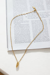 18k Gold Plated By The Sea Shells Necklace Gold