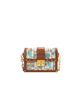 Animal Print Chain Crossbody Bag