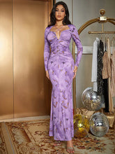 Fashion Ruffle Strapless Chiffon Dress