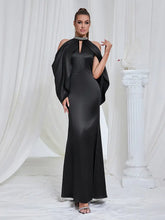 Off-Shoulder Hollow Neck Dress