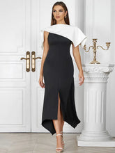 Black & White Bodycon Dress