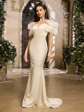 Strapless Mesh Back Dress
