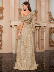 One-Shoulder Sequin Dress