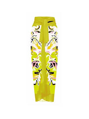 One Shoulder 3D Floral Bust Print Swimsuit