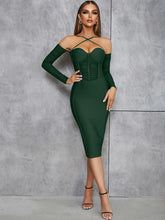 Off-Shoulder Backless Dress
