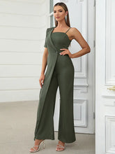 Strapless Backless Wide-Leg Jumpsuit