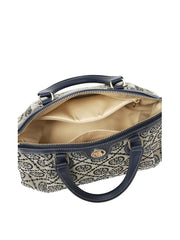 Star Detail Top Handle Tote Crossbody Bag