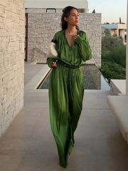 Sienna �Satin Pants Set