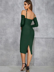 Off-Shoulder Backless Dress
