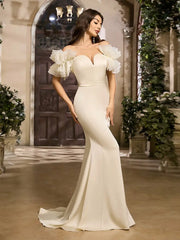 Strapless Mesh Back Dress