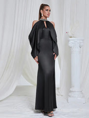 Off-Shoulder Hollow Neck Dress