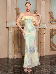 Strapless Sequin Bodycon Dress