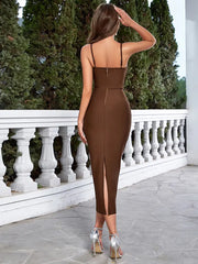 Fashionable Strapless Bodycon Dress