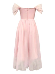 Mesh Panel Tube Dress