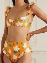 Ruffle Floral Bikini Set