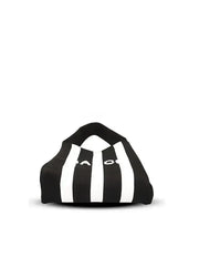 Colorblock Knit Tote Bag
