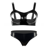 Vinyl Sluzu Lingerie Women Cupless