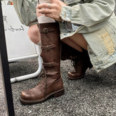 Women's Genuine Leather Knee High Boots