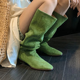 Women's Suede Over-the-Knee Boots