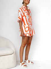 Evie Playsuit ORANGE