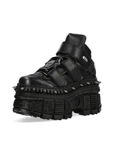 Neo-punk style lace-up design super-high heel platform Shoes