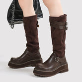 Autumn Platform Knee High Boots
