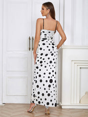 Polka Dot Maxi Dress