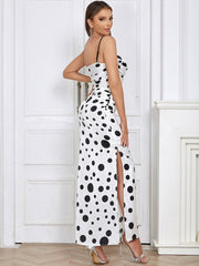 Polka Dot Maxi Dress