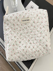 Floral Print Makeup Bag