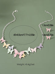 SOHI Women Multicolour Pastel Flora Jewellery Set