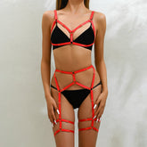 Garter Harness Lingerie Set