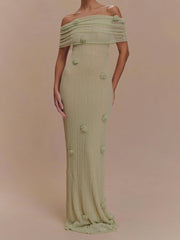 Orchid Knit Maxi Dress