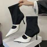 Sexy Thin Heeled Stretch Boots