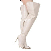 Stiletto High Heels Over The Knee Boots