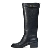 Winter Soft Leather Knight Boots