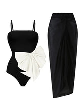 Bow Detail Sweetheart One Piece Swimsuit