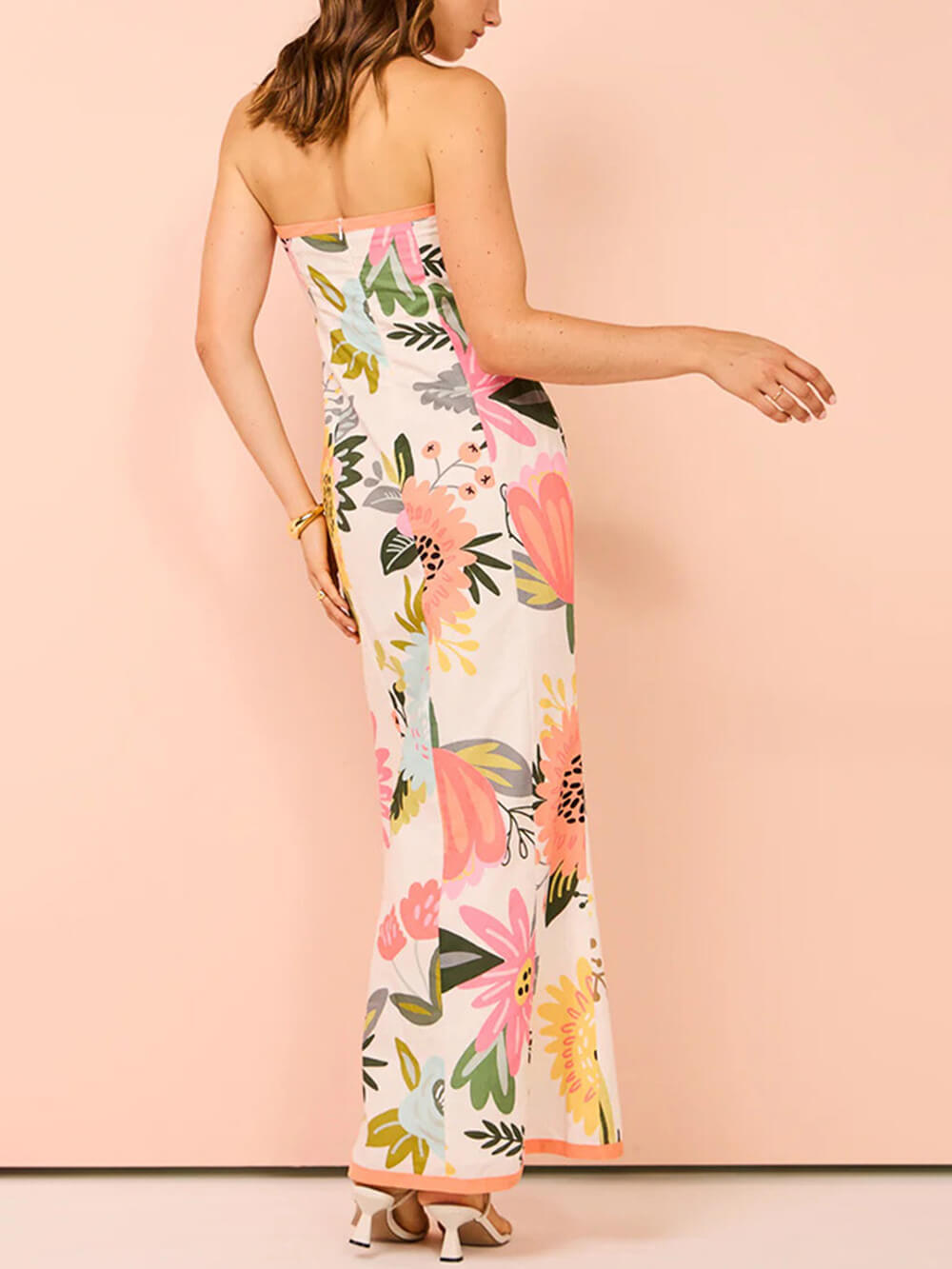Summer Split Wrap Printed Dresses