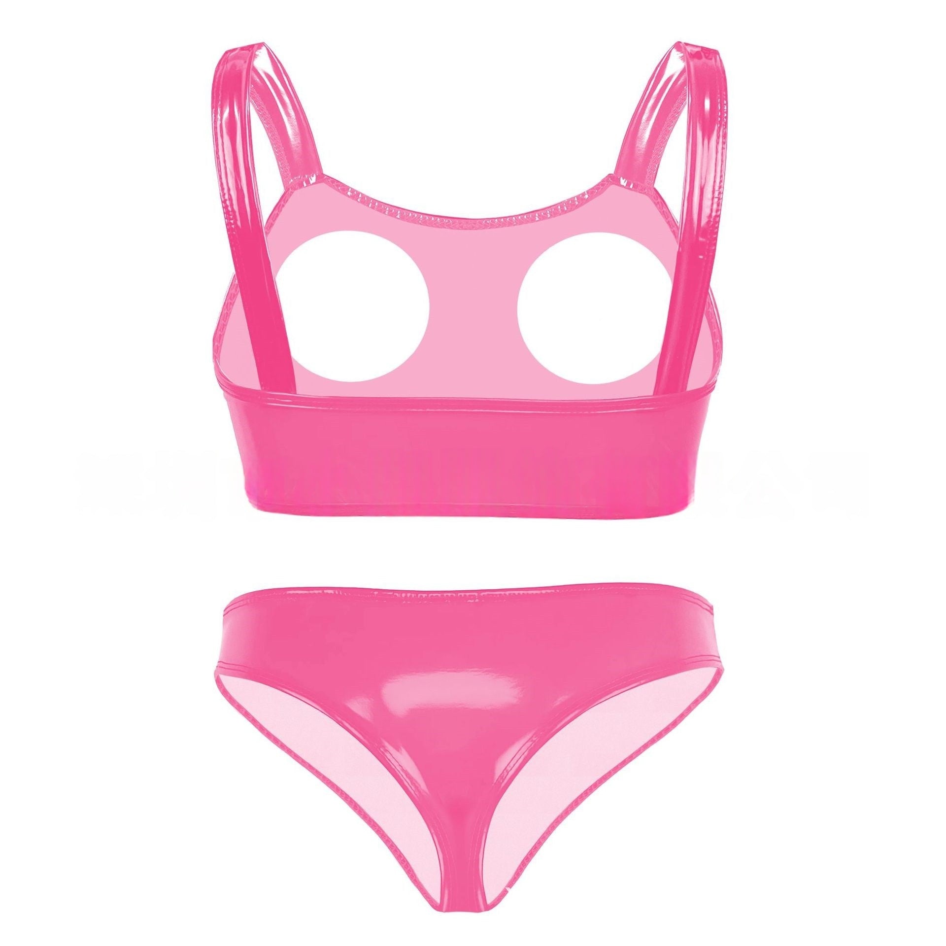 Vinyl Sluzu Lingerie Women Cupless