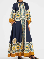 Magnifico Printed Maxi Dress - Blue
